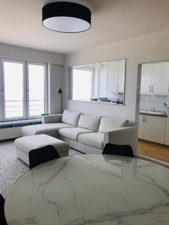 Ruim Appartement Met Zeezicht Blankenberge Exteriér fotografie